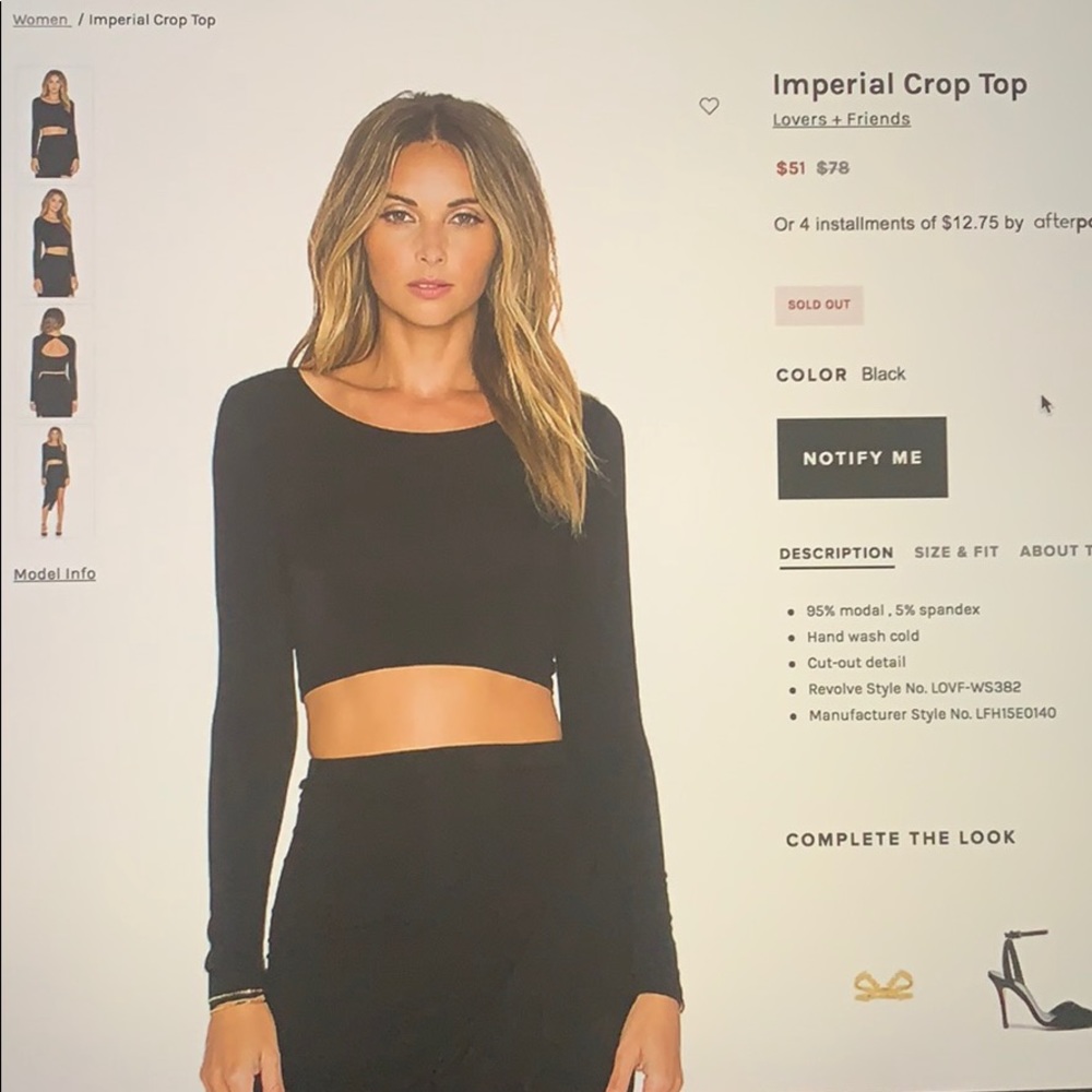 Crop top - Picture 2 of 2